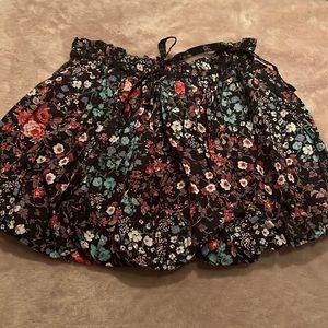 LoveShack Fancy Floral Mini Skirt